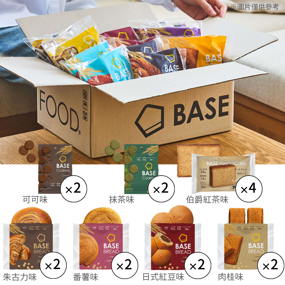 BASE FOOD甜品控最愛 定期體驗組